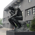 garden decoration theme park statue metal craft thinker bronze foundry